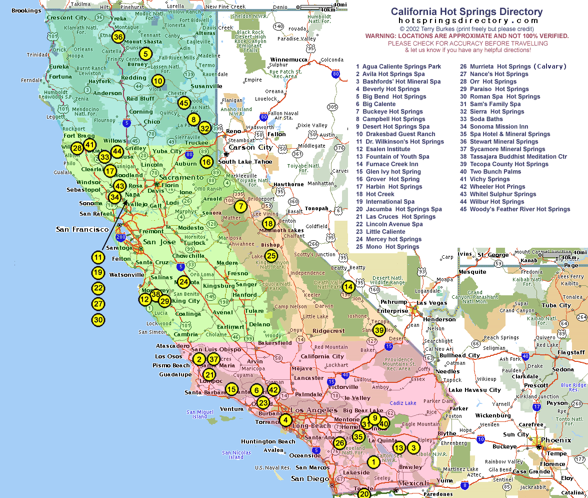 Us Map California